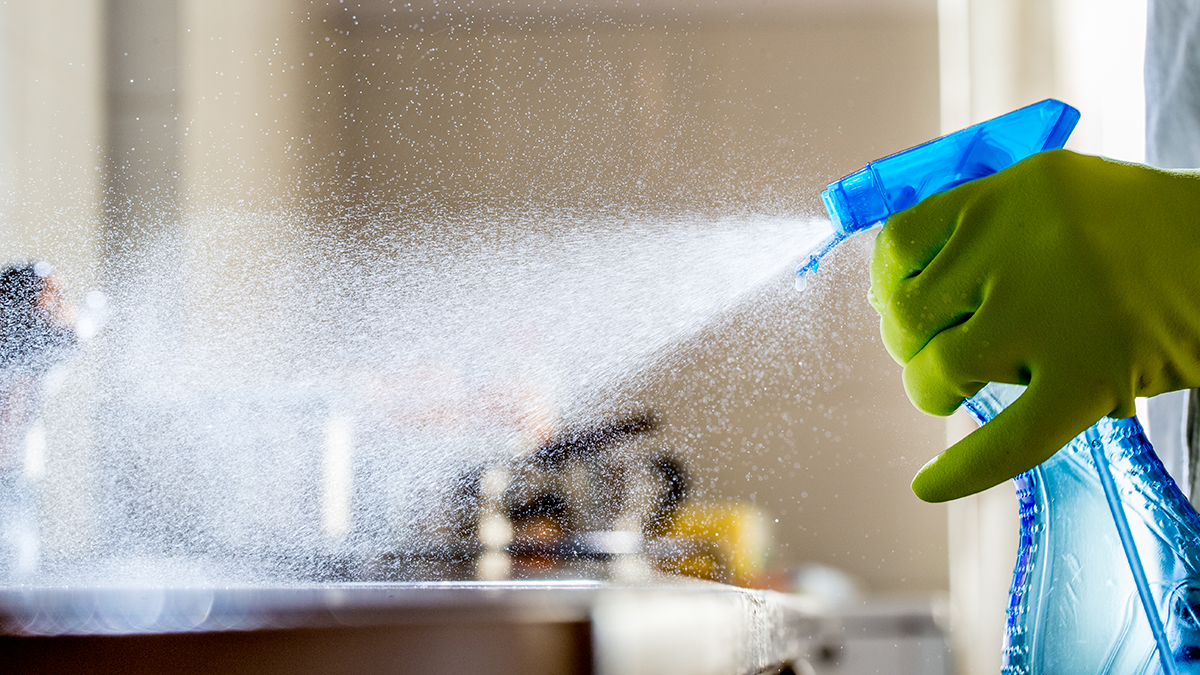 Disinfectant Bottle
